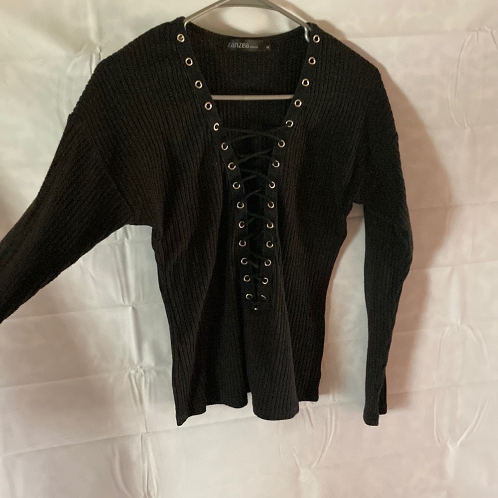 Black v neck
